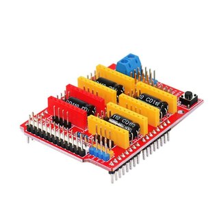 Combo Arduino Uno R3 Dán + Shield Uno R3 + 4 Module A4988 V1