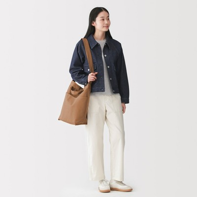 [26SS] MUJI Túi Tote Đeo Vai Vải Canvas