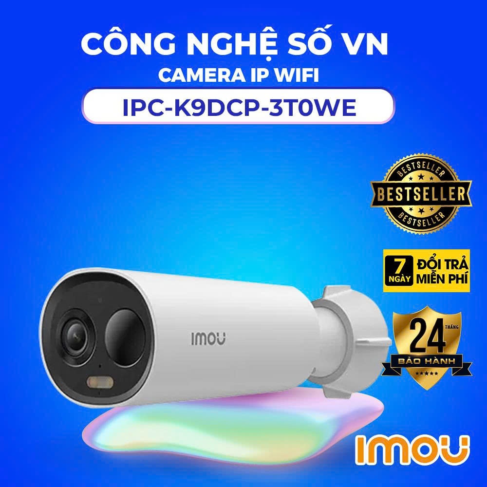 Camera Wifi IMOU Cell 3C IPC-K9DCP-3T0WE 3MP Pin Sạc | Chống Nước (Không kèm tấm Pin năng lượng sạc)