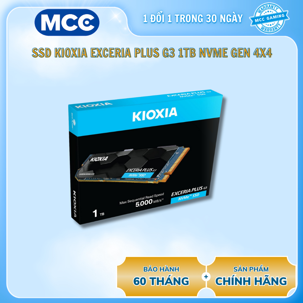 SSD KIOXIA Exceria Plus G3 2TB M.2 PCIe Gen4 x4 ( LSD10Z002TG8 )