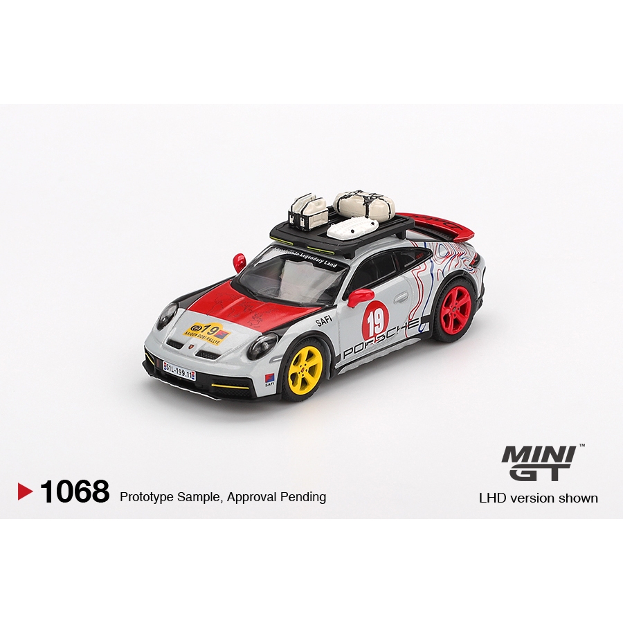 Mini GT 1068 - Porsche 911 Dakar - Uncle Rally (new Card)