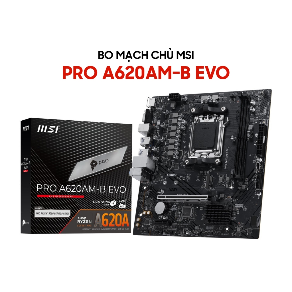 Mainboard MSI PRO A620AM-B EVO DDR5
