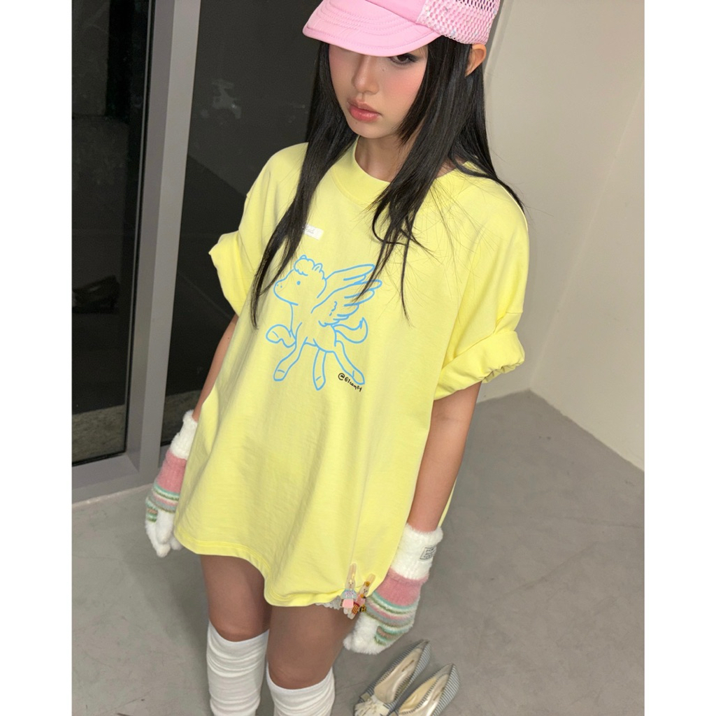 61COMFY HORSESWING TEE - Áo thun in hình Horseswing