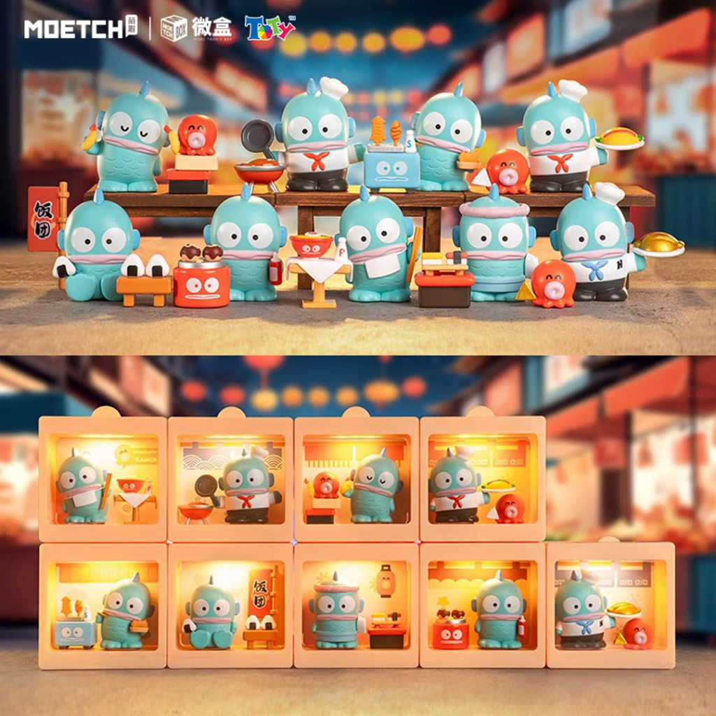 (Chính Hãng Moetch) Mô Hình Hộp Mù Hangyodon - Night Market - MX02