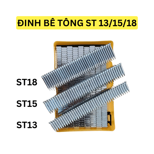 Hộp đinh bê tông ST13 ST15 ST18– Chất lượng cao, bền bỉ, xuyên thấu cao