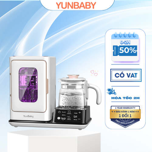 Máy Tiệt Trùng UVC Yunbaby X18P - Dược Sức Khỏe Gia Đình, Hồi Sủ̃a Mồn, Sấy Khô An Toàn