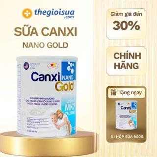 Sữa Canxi Cho Người Lớn Sữa Canxi Cho Người Lớn Tuổi Bổ Xung Canxi Chắc Khỏe Xương Khớp Canxi Nano Gold Chính Hãng