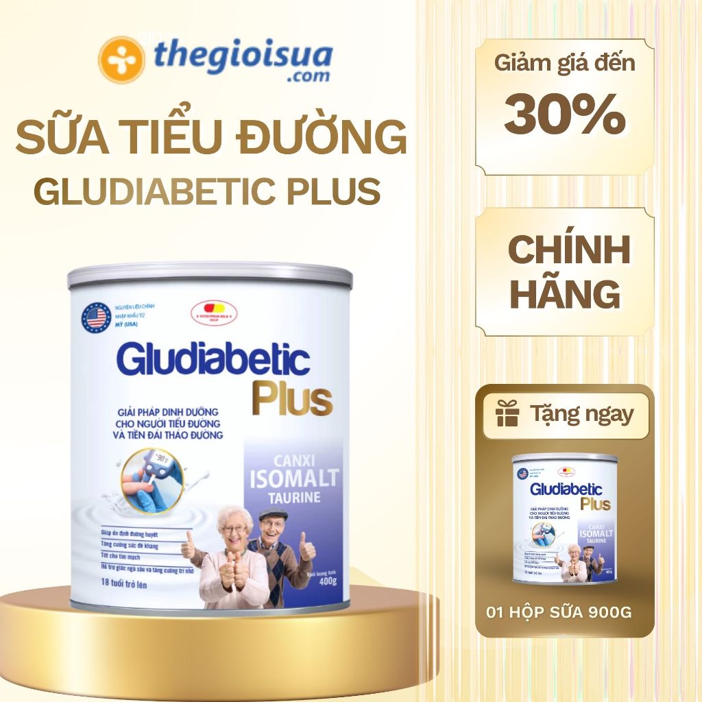 Sữa Cho Người Người Tiểu Đường Giải Pháp Dinh Dưỡng Chuyên Biệt Cho Người Tiểu Đường Tiền Đái Tháo Đường GludiabeticPlus