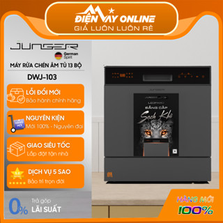 [CHÍNH HÃNG]  Máy Rửa Chén Bát JUNGER JG Leopard DWJ-103, 12-13 Bộ, Diệt Khuẩn UV