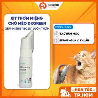 Xịt Thơm Miệng Chó Mèo DKGREEN Ecopets - Giúp Thơm Miệng, Giảm Mùi Hôi Miệng Cho Chó Mèo - Aikoko