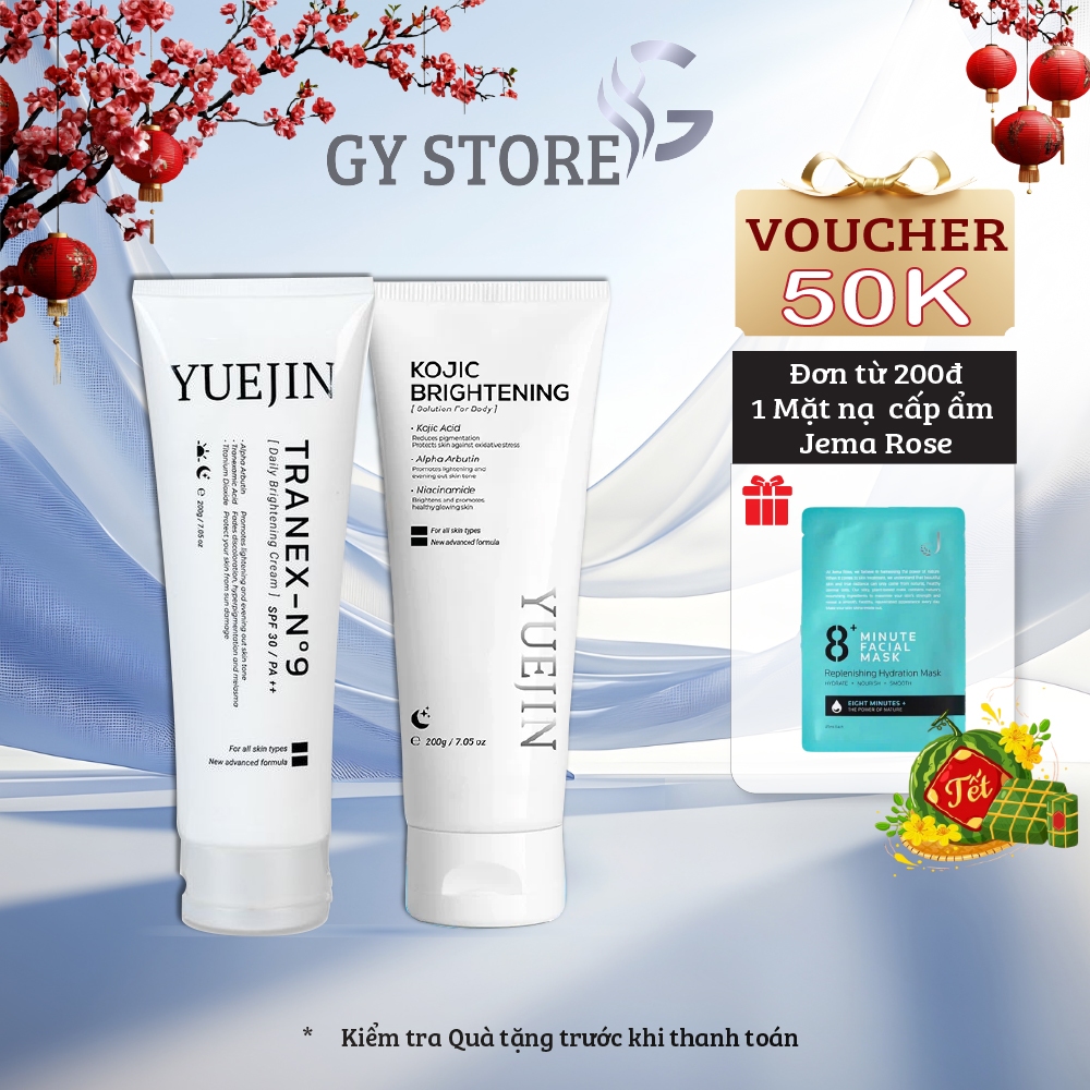 (Xịt dưỡng da Yuejin) Kem dưỡng trắng da toàn thân Yuejin Body Tranex-NO9 - 200ml