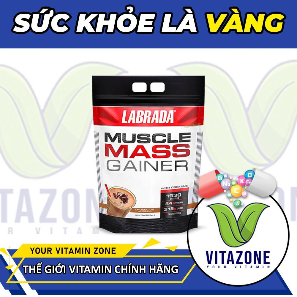Labrada Mass Gainer 12Lbs Uống Trước Hoặc Sau Tập