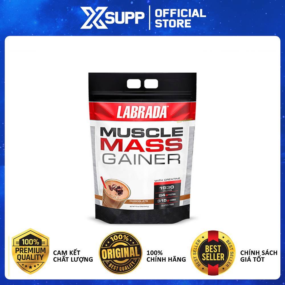 Labrada Mass Gainer 12Lbs Bổ Sung Dinh Dưỡng Cho Người Bận