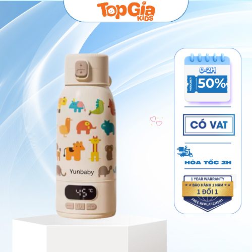 Bình Đun Câm Tay YunBaby F18Y Tiệt Trùng Hâm Sữa Đảm Bảo

Hoặc
YunBaby Bình Đun Nước Câm Tay F18Y Gi