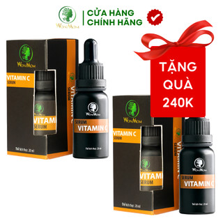Combo 2 Serum Vitamin C Trắng Da, Ngừa Sạm Nám, Căng Bóng Da Wonmom