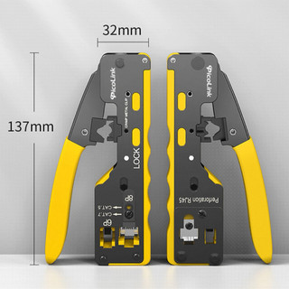 Kìm Bấm Mạng Đa Năng PicoLink PL-067 – Hỗ Trợ Cat3 Cat5 Cat6 Cat6A Cat7 Cat8 – Đầu RJ45 Xuyên Thấu