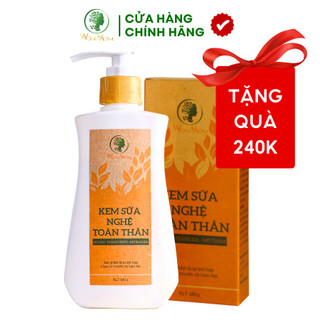 Kem sữa nghệ dưỡng trắng body, ngừa thâm rạn toàn thân wonmom 180g