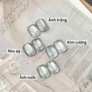 Sơn Mắt mèo bạc trắng chai lẻ 15ml, Mắt mèo nền trong (SƠN MỌI MÀU NỀN)
