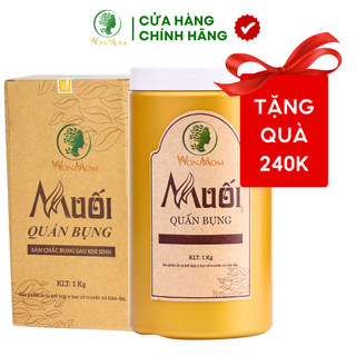 Muối quấn bụng, săn chắc vòng bụng sau sinh wonmom 1kg