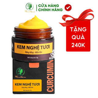 Kem Nghệ Tươi Trắng Da, Ngừa Mụn, Nám, Căng Bóng Da WonMom 50 Gram