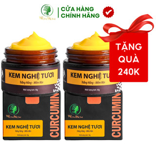 Combo 2 Kem Nghệ Tươi Trắng Da, Ngừa Mụn Nám Wonmom