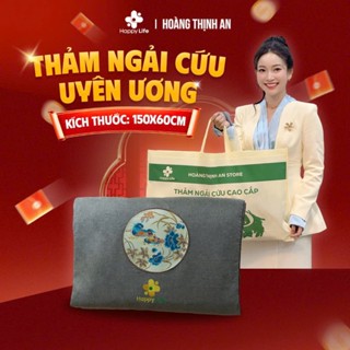 Thảm Ngải Cứu Hoàng Thịnh An Cao Cấp Chính Hãng, Nệm Ngải Cứu Happy Life Cao Cấp