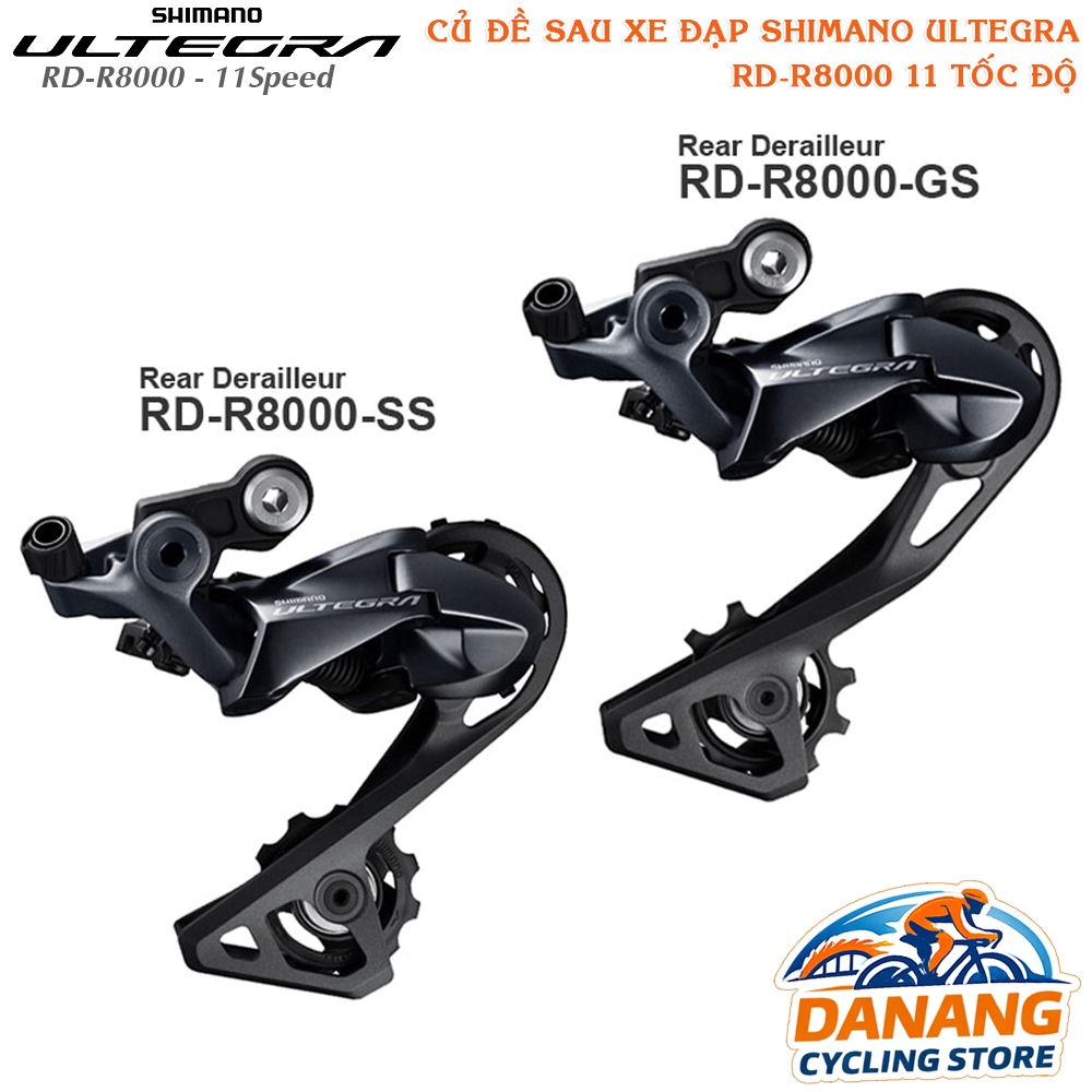 Củ Đề Sau Xe Đạp Road Shimano Ultegra RD R8000 11 Tốc Độ – Sang Số Êm, Chính Hãng