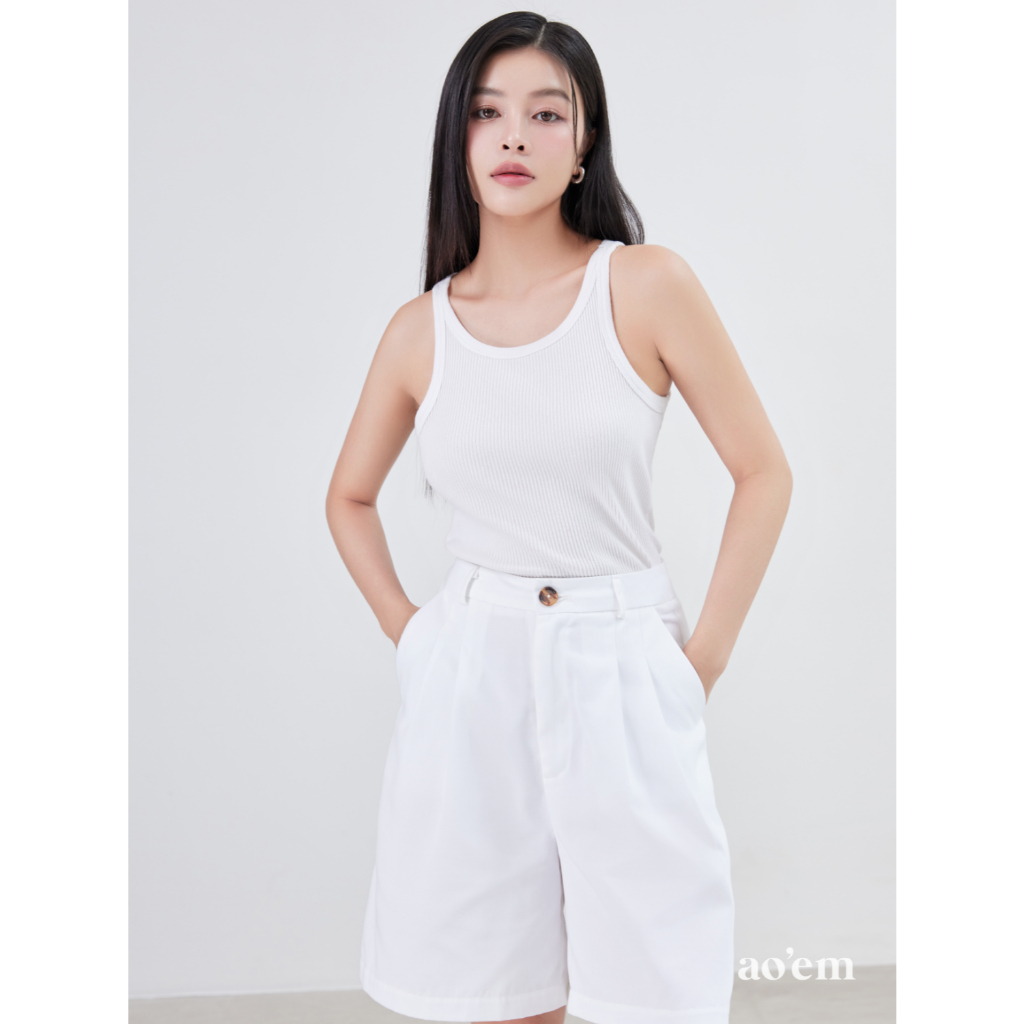 AO'EM STUDIOS | The Khaki Bermuda Short - Quần Short Chất Khaki Thoải Mái