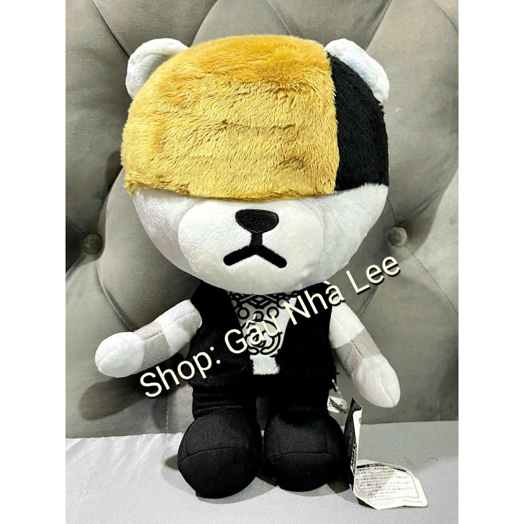 [ Nhật Bản ] [MS2102] Bé gấu bông Krunk BigBang, size 30cm, lông mềm mịn, hàng mới, full tem tag giấ