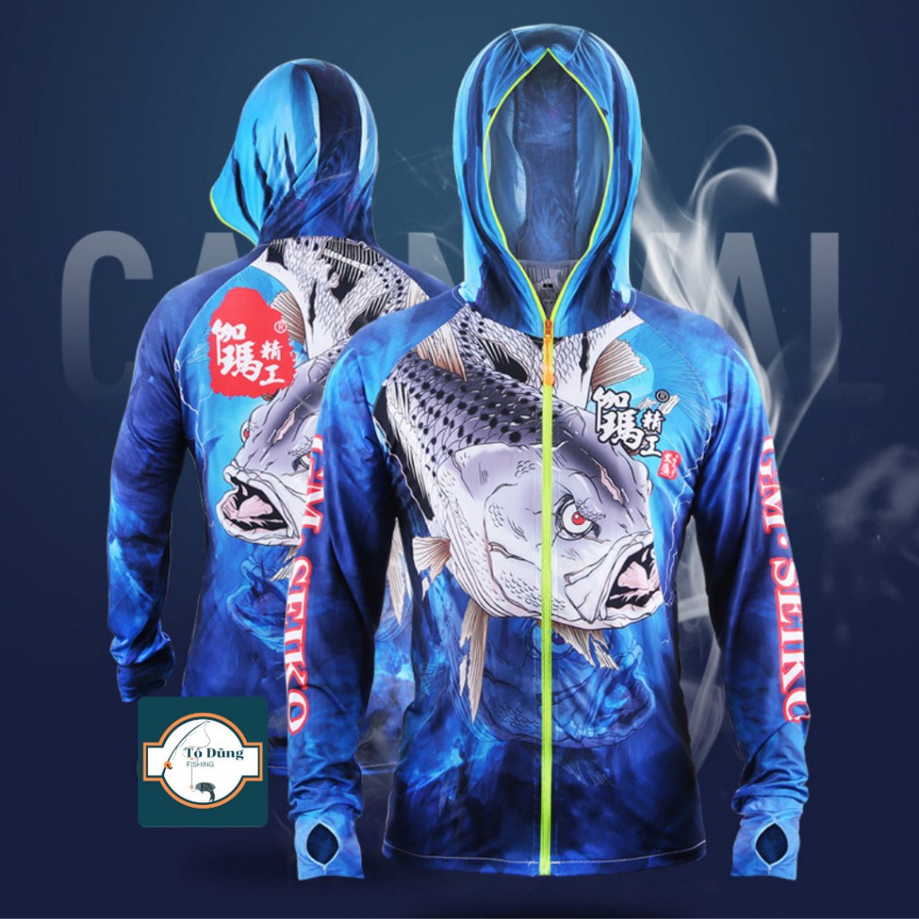 Áo Gama Seiko Cá Chép Vải Lụa Dài Tay