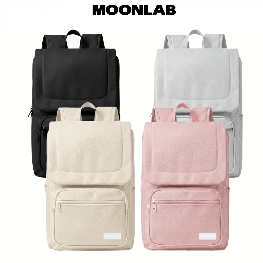 Balo đi học đi làm MOONLAB vải chống nước đựng vừa laptop 15.6inch MS:ML69