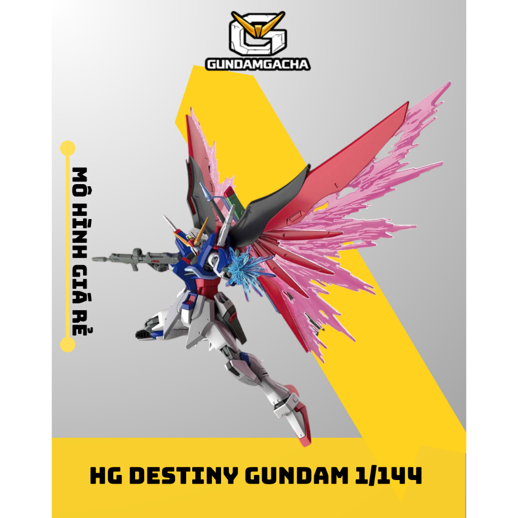 Mô Hình Lắp Ráp HG 1/144 Destiny Gundam – Mô Hình Giá Rẻ