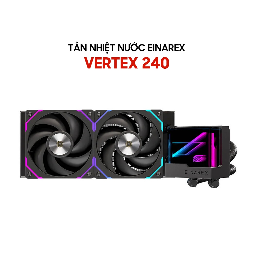Tản nhiệt nước Einarex VERTEX 240 ARGB Black / White