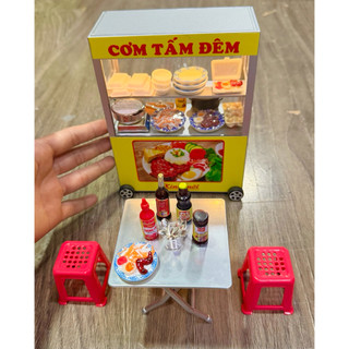 Mô hình xe đồ ăn các loại 1/12