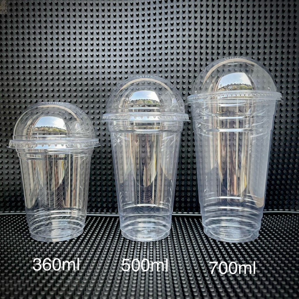 Lốc 50 Ly Nhựa Pet 360ml/ 500ml/700ml Kèm Nắp