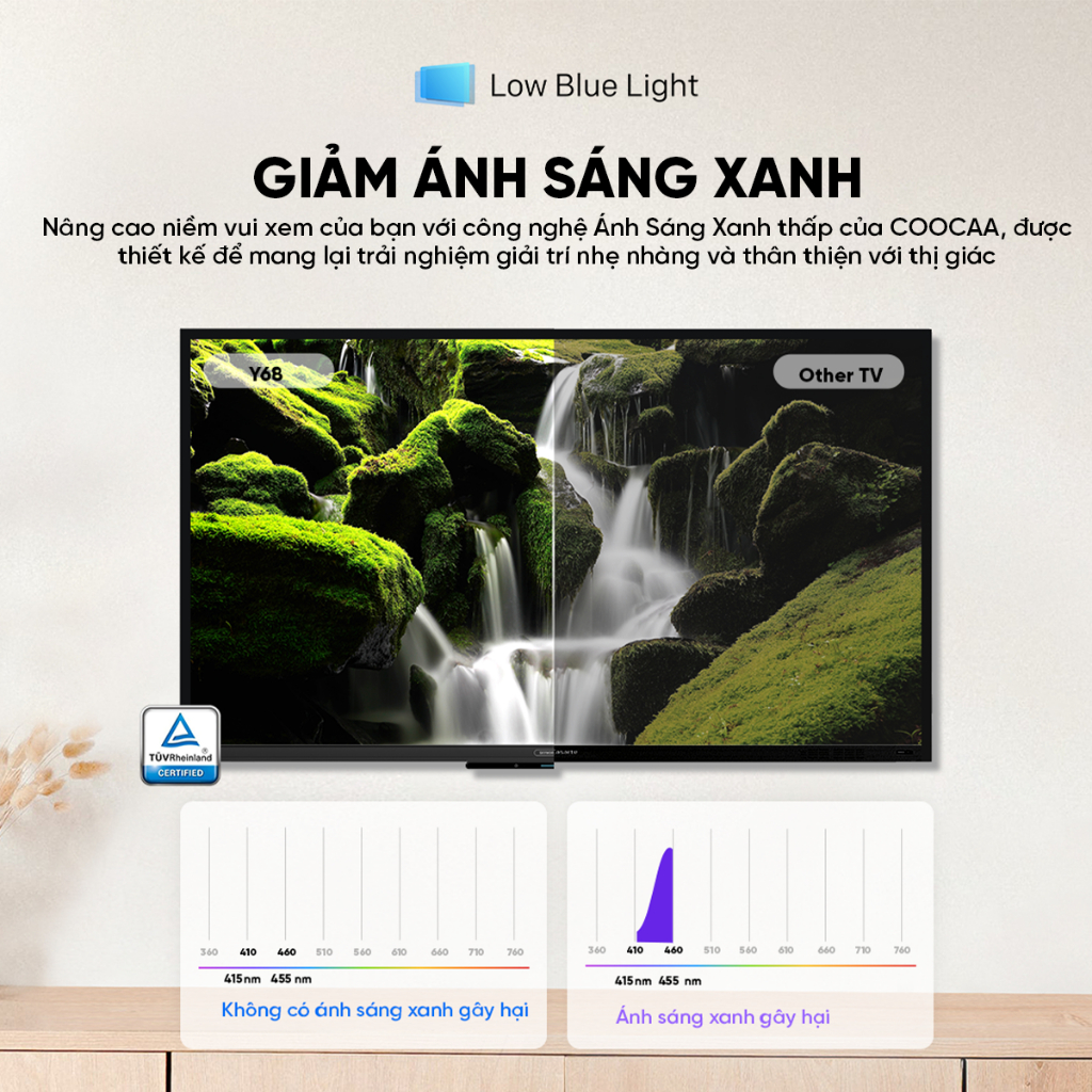 [Miễn phí lắp đặt HCM - HN] Google TV QLED Coocaa 55 inch - 55Y68 Pro | BigBuy360 - bigbuy360.vn