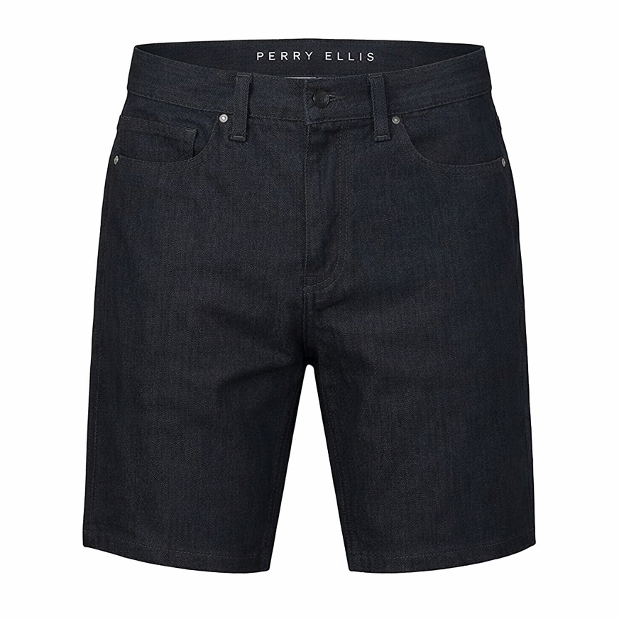 QUẦN SHORT NAM PERRY ELLIS SLIM STRETCH INDIGO SHORTS - SIZE 33-34