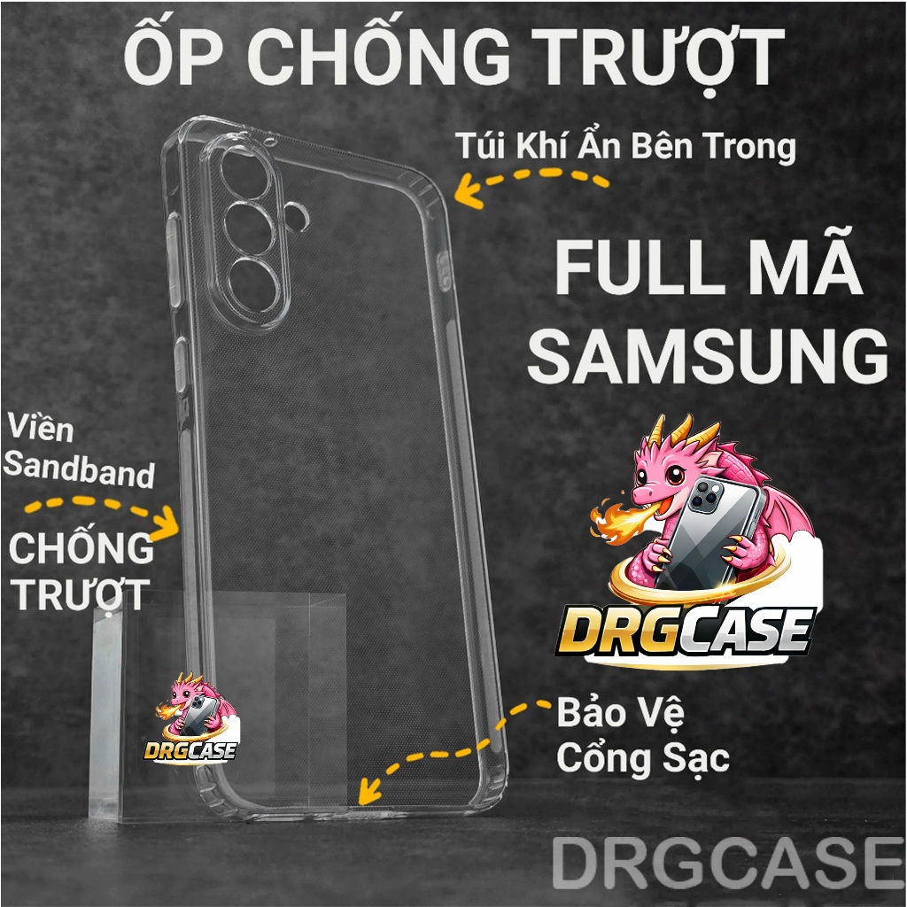 Ốp Chống Trượt Samsung A17 A07 A56 A36 S25 A06 A16 S24 A15 A12 A05 A23 A14 A13 A51 A26 A11 A50 A32 A