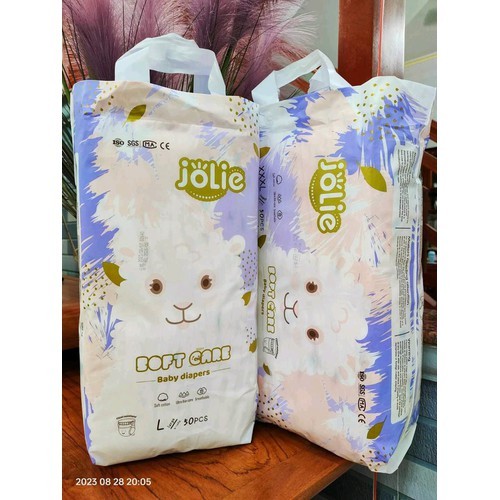 Combo 4 Bịch Tã 200 Miếng Jolie Giá tại xưởng Tã Siêu Thấm Hút Size M/L/XL/XXL cho bé
