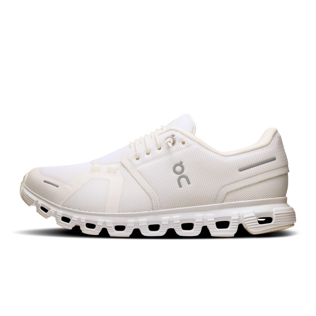 ON - ON CLOUD 6 W - ALL WHITE - 3WF10061200 - Giày chạy bộ thành phố NỮ