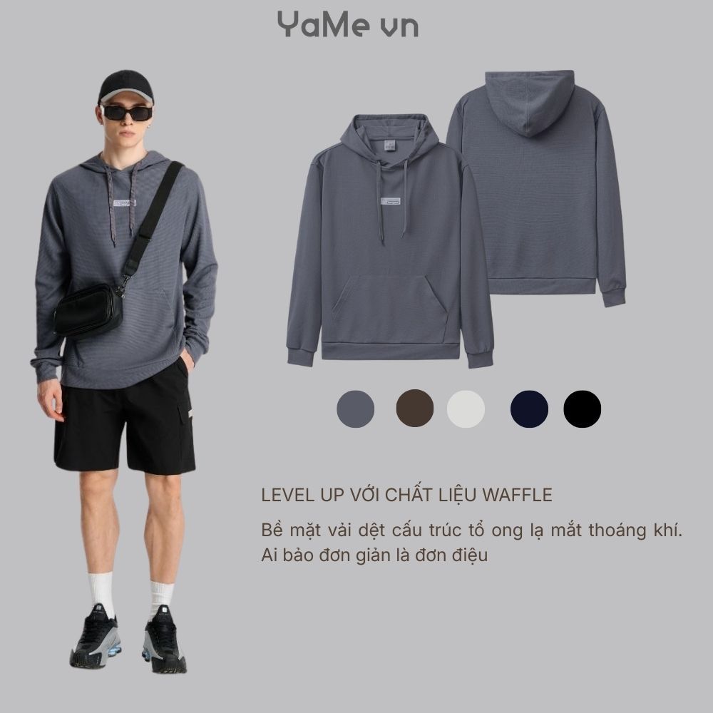 Áo Khoác Hoodie Nam EasyCare™ Bền Nhanh khô Seventy Seven 039 Dáng Ôm Vừa F2 23188 |YaMe|