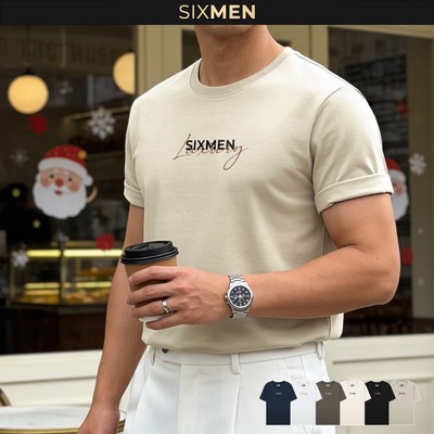 Áo thun nam TSHIRT SIXMEN LUXURY Ver 1 cổ tròn vải cotton cao cấp co giãn, thoáng mát, thanh lịch