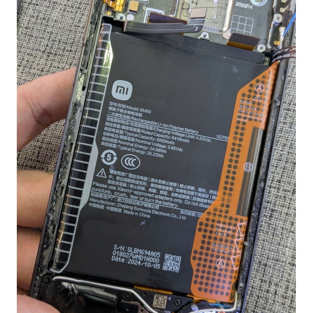 pin zin bóc máy redmi K80 K80 pro Redmi Turbo 4