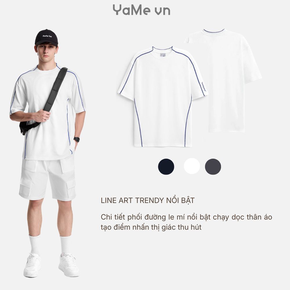 Áo Thun Nam Vải Gân DurableTex™ Bền Chắc Seventy Seven 044 Dáng Rộng Rãi F4 23551 |YaMe|