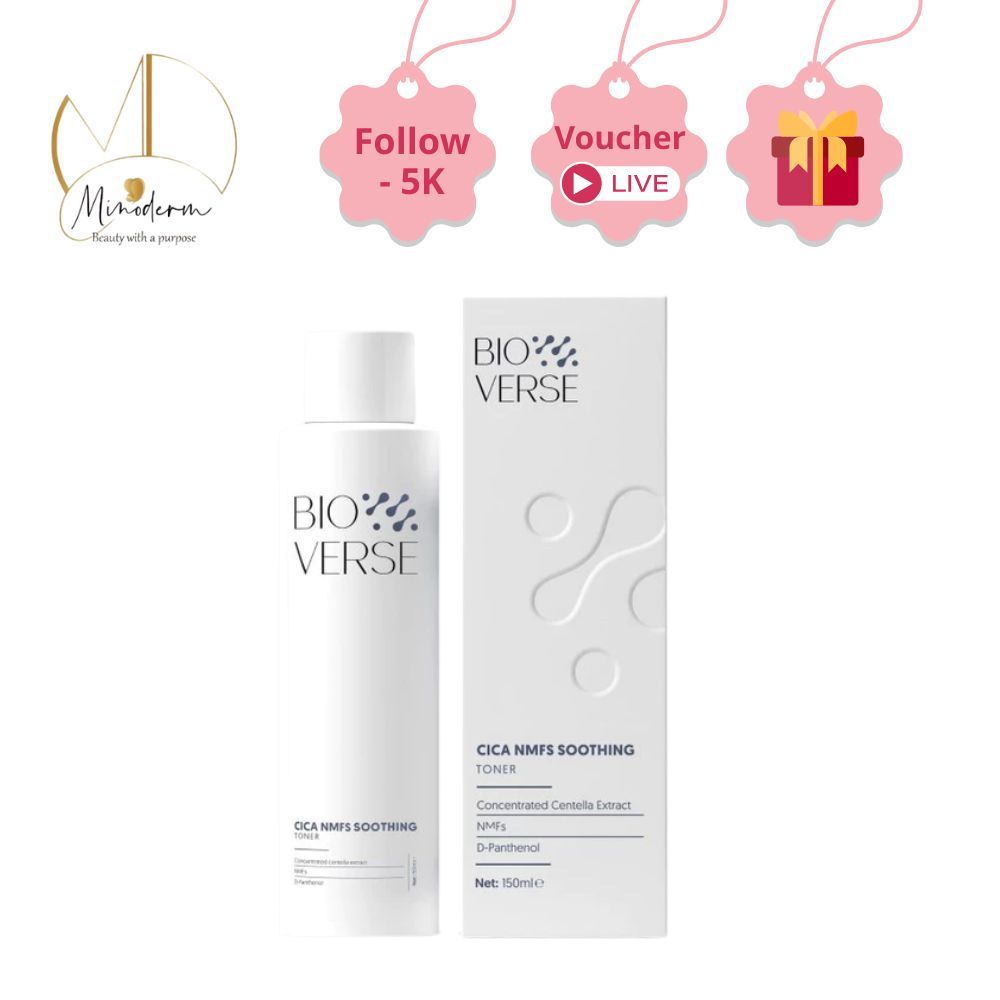 Toner Bioverse Cica NMFS Soothing làm dịu, phục hồi, cấp ẩm cho da.