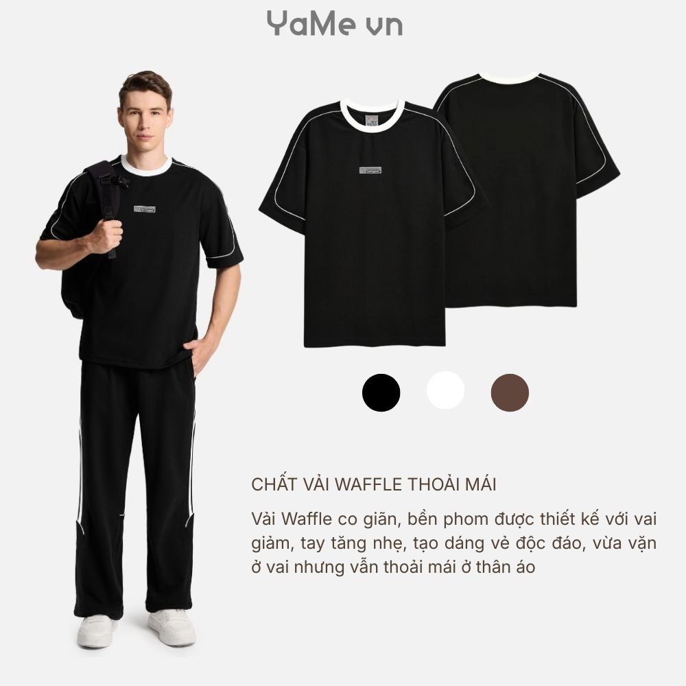 Áo Thun Nam Cổ Tròn Tay Ngắn EasyCare™ Seventy Seven 042 23557 |YaMe|