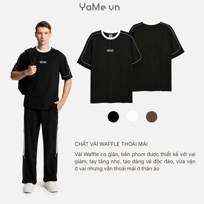 Áo Thun Nam Vải Tổ Ong EasyCare™ Chống Nhăn Giữ Dáng Tốt Seventy Seven 042 Dáng Rộng Rãi F4 23557 |YaMe|