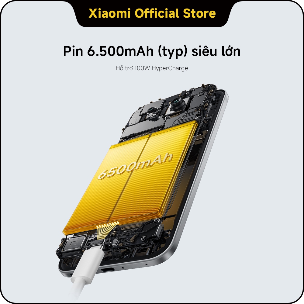 Điện thoại thông minh POCO M8 PRO 5G (8+256GB|12+512GB)|Pin 6.500mAh (typ) siêu lớn|Màn hình AMOLED CrystalRes 1.5K | BigBuy360 - bigbuy360.vn