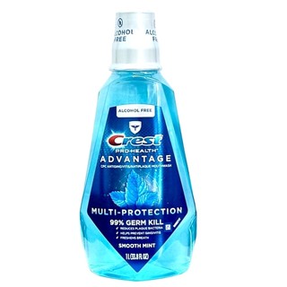 Nước Súc Miệng Crest 6in1 Và  Nước Súc Miệng Crest Clean Mint. Loại Chai 1Lit. HSD 6/28