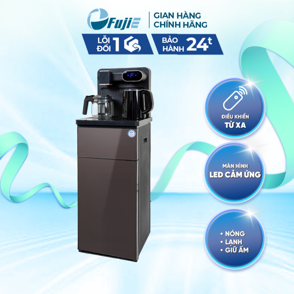 Cây Nước Nóng Lạnh Bàn Trà FujiE TB807 - Làm Lạnh Chip Điện Tử - Tiết Kiệm Điện - Bảo Hành 24 Tháng